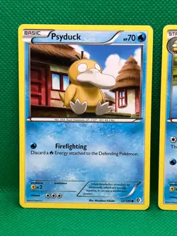 Pokemon Tcg Psyduck 33/149 & Golduck 34/149 Boundaries Crossed Non Holo - Image 2