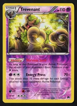 Trevenant Reverse Holo 65/122 BREAKpoint 2016 - Pokemon TCG - Image 1
