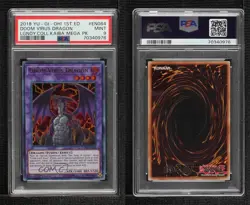 Doom Virus Dragon Ultra Rare 1st Ed. YuGiOh Legendary Collection Kaiba PSA 9 - Image 3