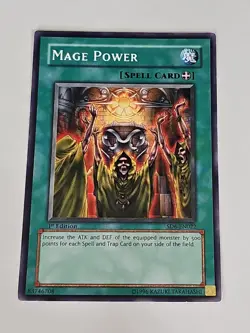 1x (LP) Mage Power - SD6-EN022 - Common - 1st Edition YuGiOh - Image 1
