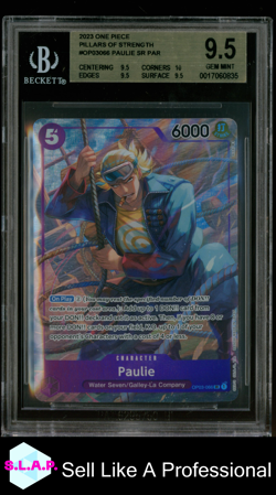PAULIE SR PAR 2023 ONE PIECE PILLARS OF STRENGTH OP03066 BGS 9.5 - Image 1