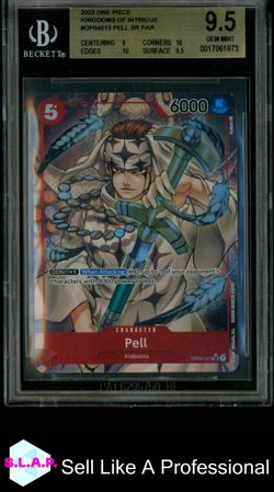 PELL SR PAR 2023 ONE PIECE KINGDOMS OF INTRIGUE OP04013 BGS 9.5 - Image 1