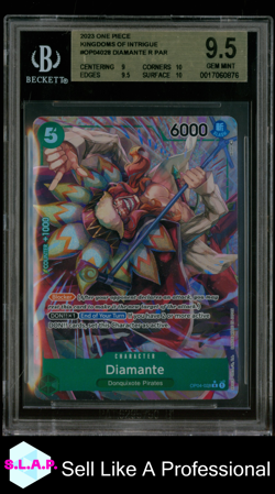 DIAMANTE R PAR 2023 ONE PIECE KINGDOMS OF INTRIGUE OP04028 BGS 9.5 - Image 1