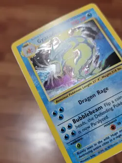 Gyarados 6/102 Base Set Unlimited Holo Rare Pokemon Card WOTC MP! - Image 2