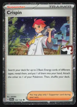 Pokemon Crispin 133/142 Prize Pack Series Cards Cosmo Holo Pack Fresh - NM - Image 1