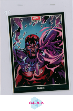 MAGNETO PANINI G3 MARVEL ANTHOLOGY GLOW IN THE DARK CARD 2025 ENGLISH - Image 1