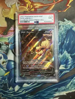 Flareon V PSA 9 Mint – SWSH179 – Eeveelution Promo – Pokemon Card - Image 1