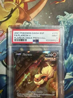 Flareon V PSA 9 Mint – SWSH179 – Eeveelution Promo – Pokemon Card - Image 3