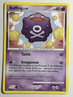 Koffing Great Encounters 74/106 LP-NM Pokemon card - Image 1