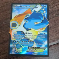 Pokemon Blastoise EX 142/146 XY Full Art Holo Ultra Rare 180 HP Card - Image 1