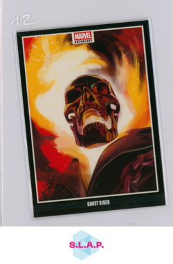 GHOST RIDER PANINI G4 MARVEL ANTHOLOGY GLOW IN THE DARK CARD 2025 ENGLISH - Image 1