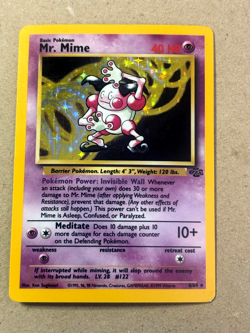 Mr. Mime 6/64 Pokemon MP Jungle Card - Image 1