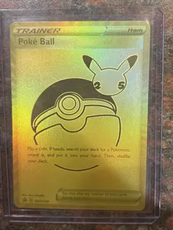 Poke Ball SWSH146 Celebrations Full Art Promo Pokemon Card - Image 1