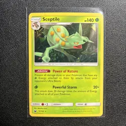 Sceptile 10/168 - Sun Moon - Celestial Storm - Rare - Pokemon Card - EXC - Image 1