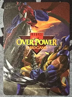 Fleer 1995 OverPower Marvel - FIGHTING 8 Cyber Power Card Rare - Image 3