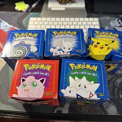 Pokemon 1999 Burger King 23k Gold Plated Cards & Balls Complete Set of 5 - Image 2