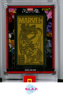 FANTASTIC FOUR PANINI 259 MARVEL ANTHOLOGY MEDALLION CARD 2025 ENGLISH - Image 1