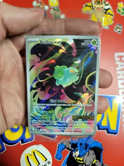 Bulbasaur Pokemon Card Mega Evolution Stamped 133/132 Promo SEALED 2025 Nintendo - Image 1