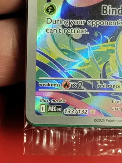 Bulbasaur Pokemon Card Mega Evolution Stamped 133/132 Promo SEALED 2025 Nintendo - Image 5