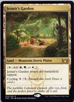MTG Jetmir's Garden #250 SNC Streets of New Capenna Normal R NM Magic Card - Image 1