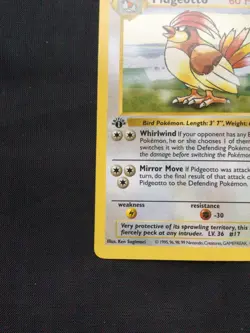 Pokemon Cards: Base Set 1st Edition Rare: Pidgeotto 22/102 - Image 5