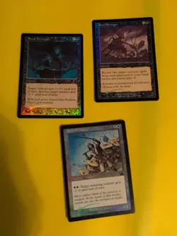 Sword Dancer,Steal Strength,Soul Strings MTG OLD BORDER FOIL 3 CARD. PROPHECY - Image 1