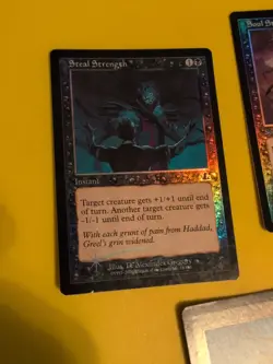 Sword Dancer,Steal Strength,Soul Strings MTG OLD BORDER FOIL 3 CARD. PROPHECY - Image 3