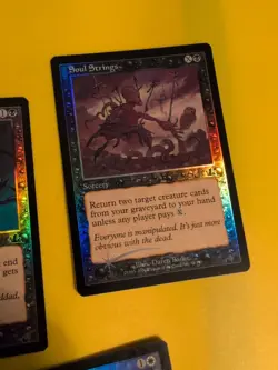 Sword Dancer,Steal Strength,Soul Strings MTG OLD BORDER FOIL 3 CARD. PROPHECY - Image 4