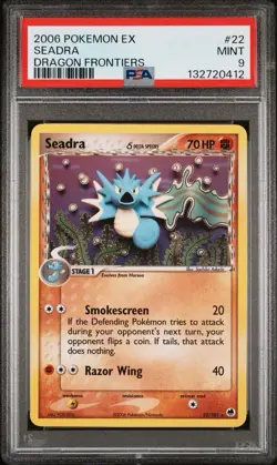 2006 Pokemon EX Dragon Frontiers # 22 Seadra PSA 9 Card MINT! Trusted Seller! - Image 1