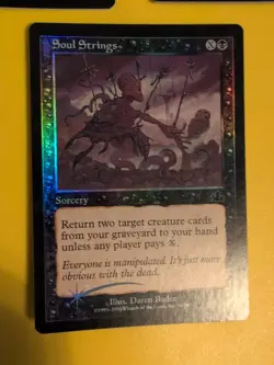 Soul Strings x2 & Sword Dancer MTG OLD BORDER FOIL 3 CARD. PROPHECY JUNE 2000 - Image 3