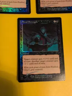 Steal Strength x3 Instant MTG CARD OLD BORDER FOIL 3 CARD. PROPHECY JUNE 2000. - Image 1
