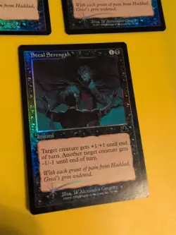 Steal Strength x3 Instant MTG CARD OLD BORDER FOIL 3 CARD. PROPHECY JUNE 2000. - Image 3