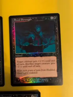 Steal Strength x3 Instant MTG CARD OLD BORDER FOIL 3 CARD. PROPHECY JUNE 2000. - Image 5