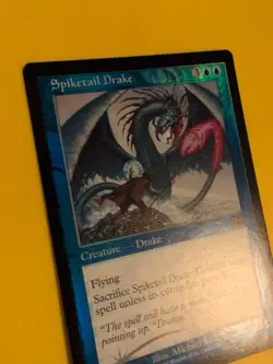 Spiketail Drake. MTG CARD OLD BORDER FOIL CARD. PROPHECY JUNE 2000. - Image 4