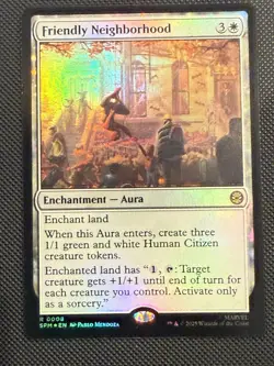 Friendly Neighborhood - Foil R MTG Marvel's Spider-Man NM English - Image 1