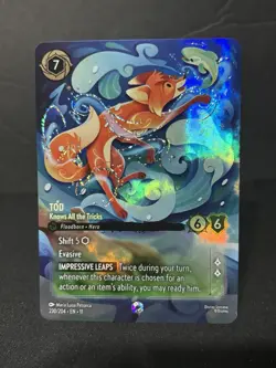Lorcana - Tod - Knows All The Tricks - Winterspell - Enchanted - 230/204 - Image 1
