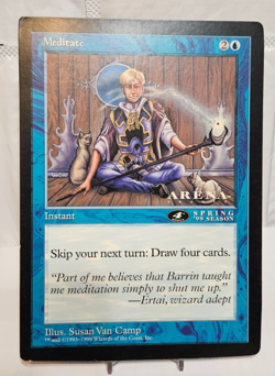 Meditate 4th Place Arena Spring '99 Season Oversized Jumbo Promo MTG OS19 - Image 1