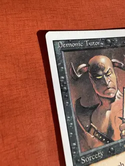 Demonic Tutor Revised MTG Magic The Gathering Light Play - Image 2