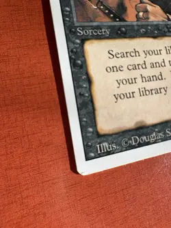 Demonic Tutor Revised MTG Magic The Gathering Light Play - Image 3