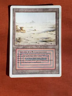 Magic The Gathering Badlands Dual Land Revised Edition Moderate To Heavy Played - Image 1