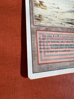 Magic The Gathering Badlands Dual Land Revised Edition Moderate To Heavy Played - Image 4