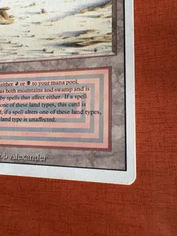 Magic The Gathering Badlands Dual Land Revised Edition Moderate To Heavy Played - Image 5