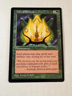 City of Solitude Visions Regular Magic the Gathering Moderately Played - Image 1