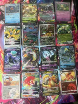 Pokemon 16 Card Lot nm V Max Mega Amazing Ex HOLO Rare Hits Only F37 - Image 1