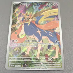 Pokemon TCG Zacian Me02: Phantasmal Flames Holo Rare 100/094 130 HP English - Image 1