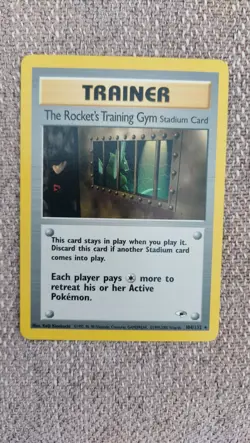 Pokemon TCG the Rocket's Training Gym Heroes Card 104/132Unlimited Rare NearMint - Image 1