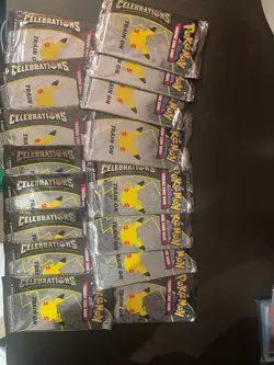 pokemon celebrations packs lot - Image 1