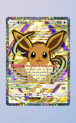 Pokemon TCG Pocket - Evoli EX - A4b Deluxepack EX - 370/353 - Deutsch - Image 1