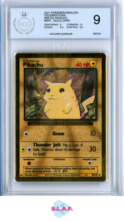 PIKACHU POKEMON 58/102 2021 CELEBRATIONS MINT ENGLISCH PGS 9 - Image 1