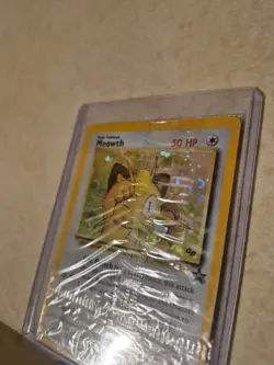 Pokemon TCG Meowth Holo Swirl Black Star Promo #10 Gameboy, Factory Sealed Minty - Image 3